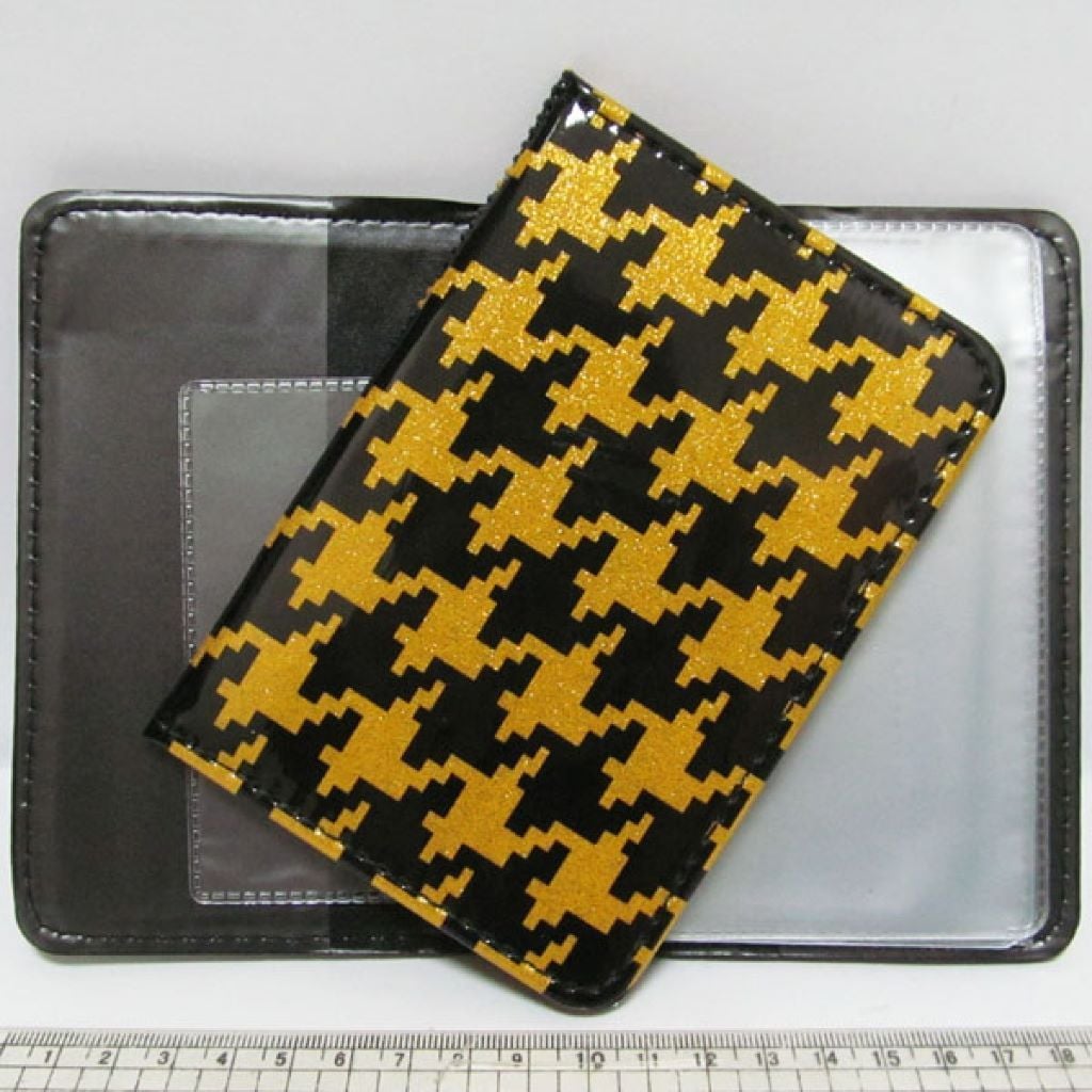 Обкладинка для Автодокументів  орнамент чорний з золотом глянець A-7080 Josefotten