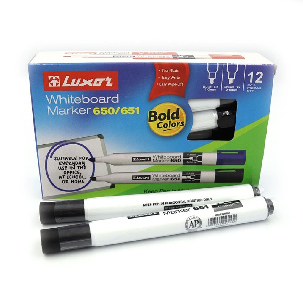 Маркер для дошки 2-5мм круглий на спиртовій основі чорний 3311 Centropen