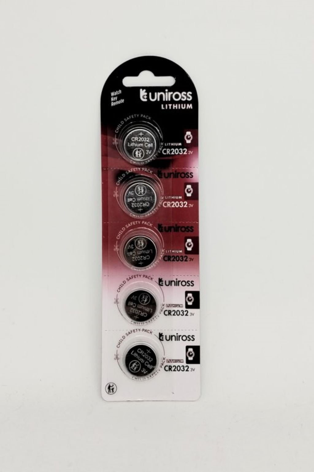 Батарейка таблетка 3V  LITHIUM CR2032 Uniross