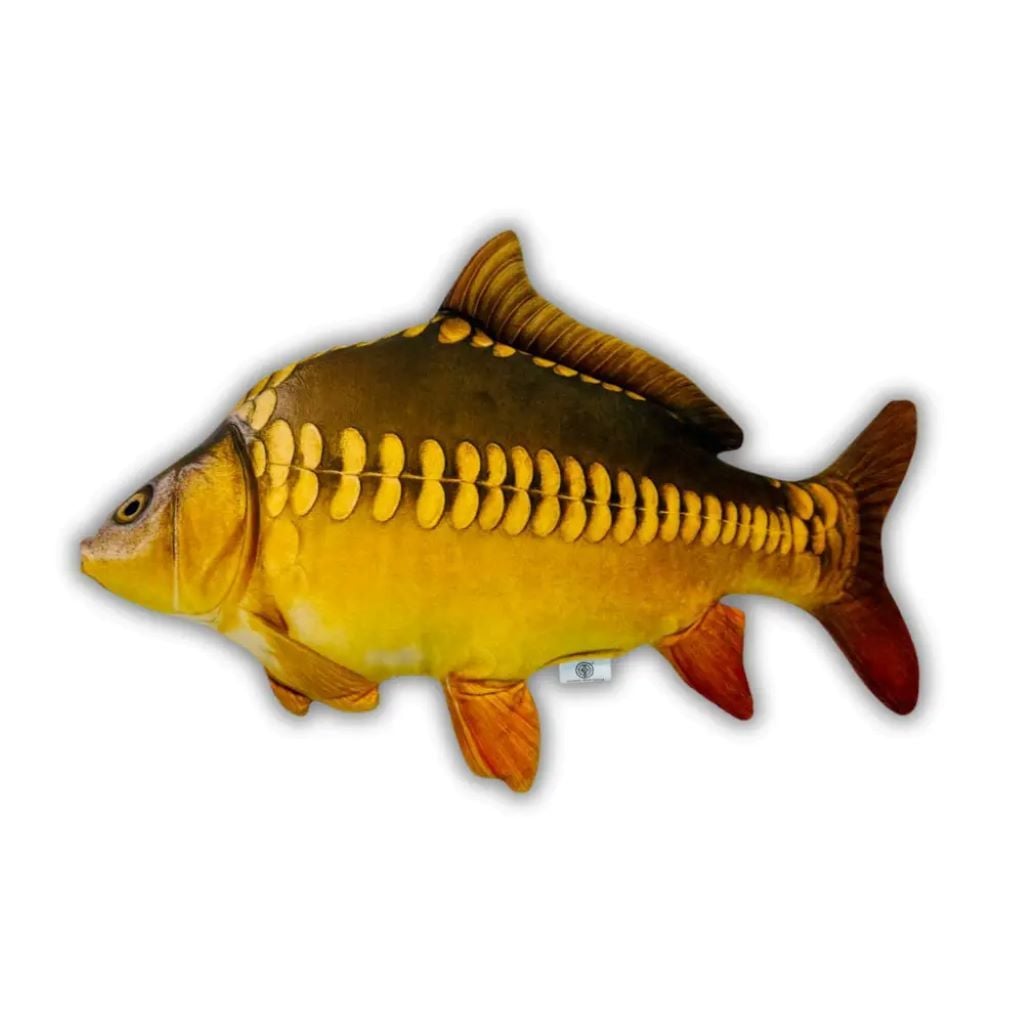 М'яка іграшка Короп 50см дзеркальний золотий CARP-M Сувенір декор