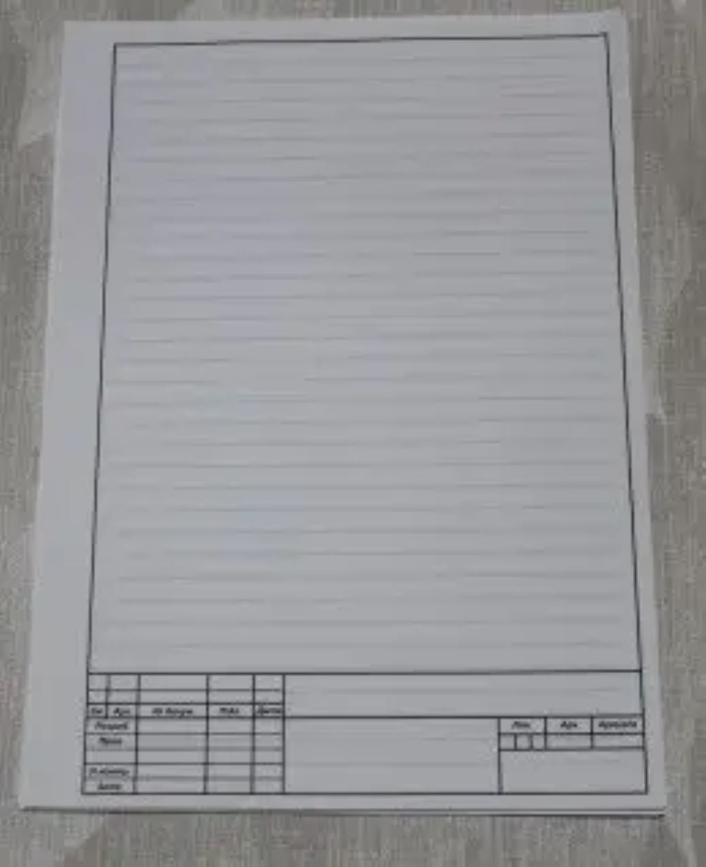 Папір для курсових робіт А4 80г 40арк з рамками 9995567 Україна