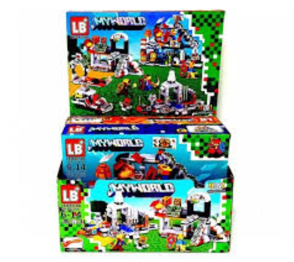 Конструктор типу лего My world від 228 до 245ел 4 в1 у коробці 34*24*5см LB1155 LB
