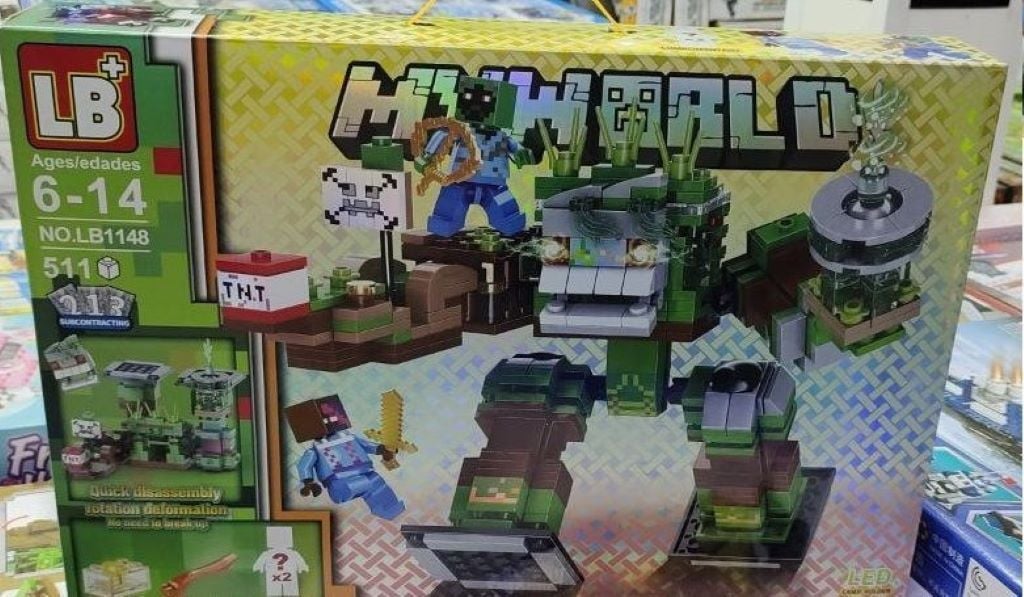 Конструктор типу лего My world 511ел у коробці 47*32*6,5см LB1148 LB