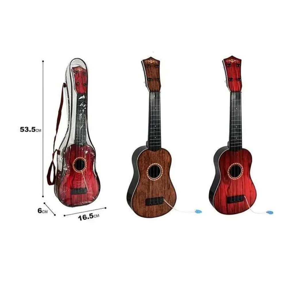 Гітара 53,5см 4 струни медіатор у чохлі 8089 Китай