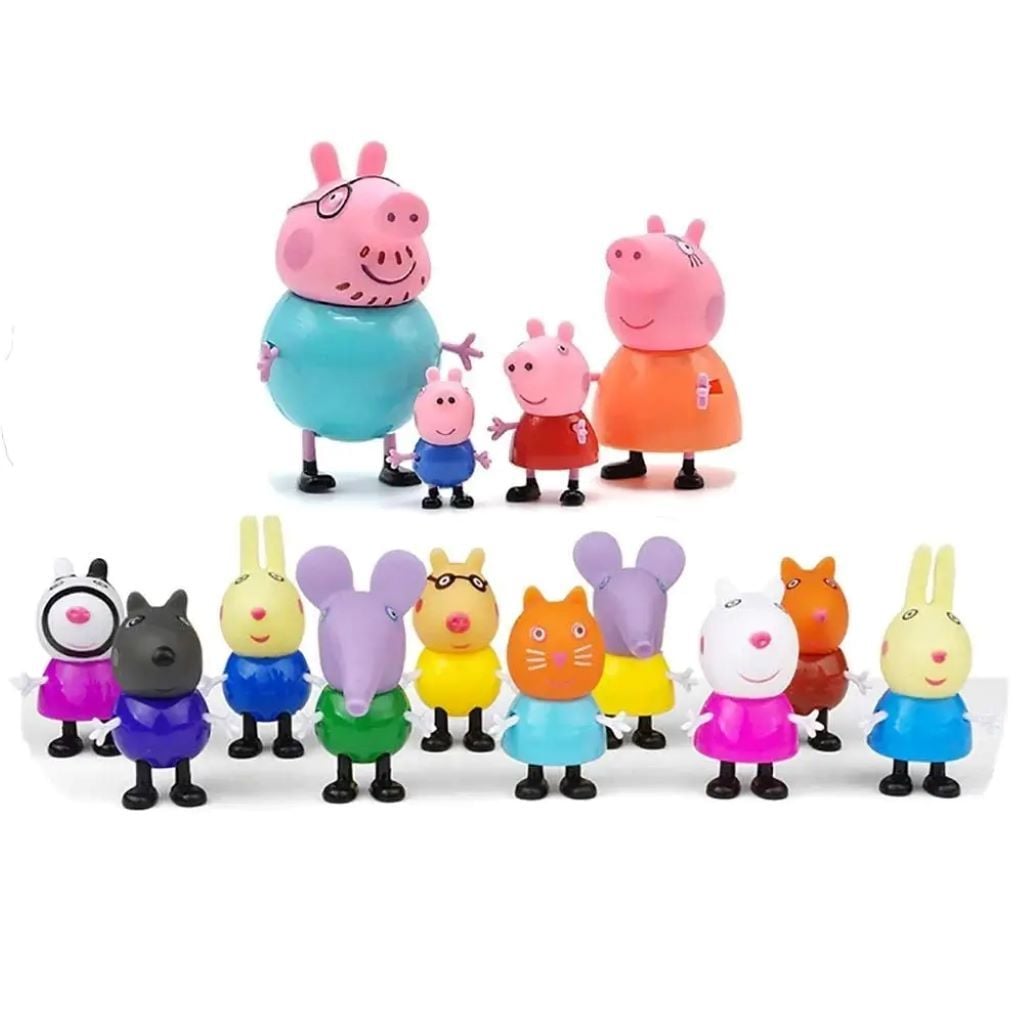 Герої типу свинка Пеппа 14 героїв у коробці 33*28*6см YM66A7 Китай