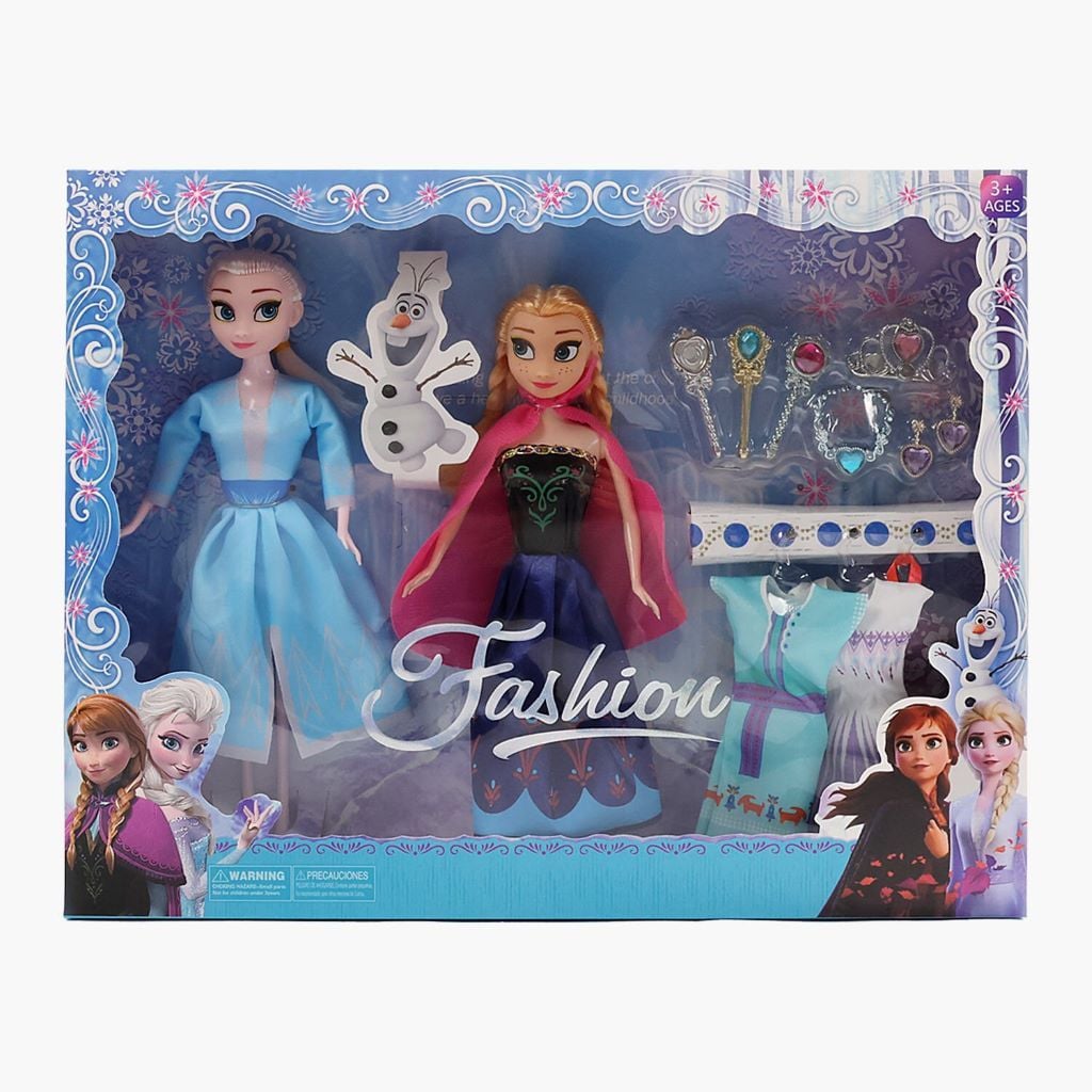 Лялька типу Холодне серце 2 шт в коробці 32,5*32*5 см 1931B Китай