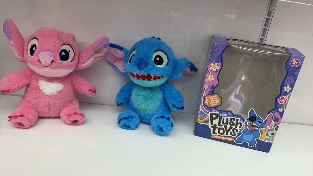 М'яка іграшка інтерактивна типу Стіч 2 кольори в упаковці M19791 Китай