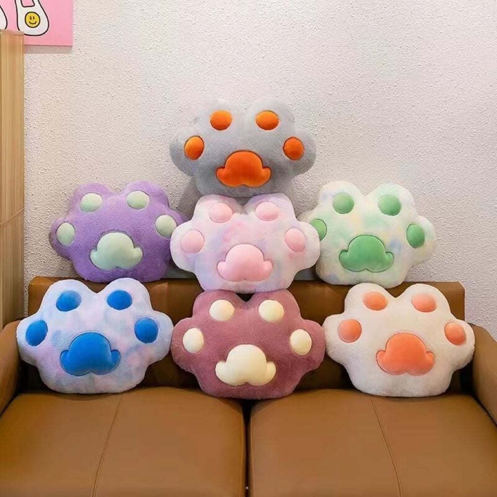 М'яка іграшка подушка Лапка 46см плюш мікс  кол M18316 Україна