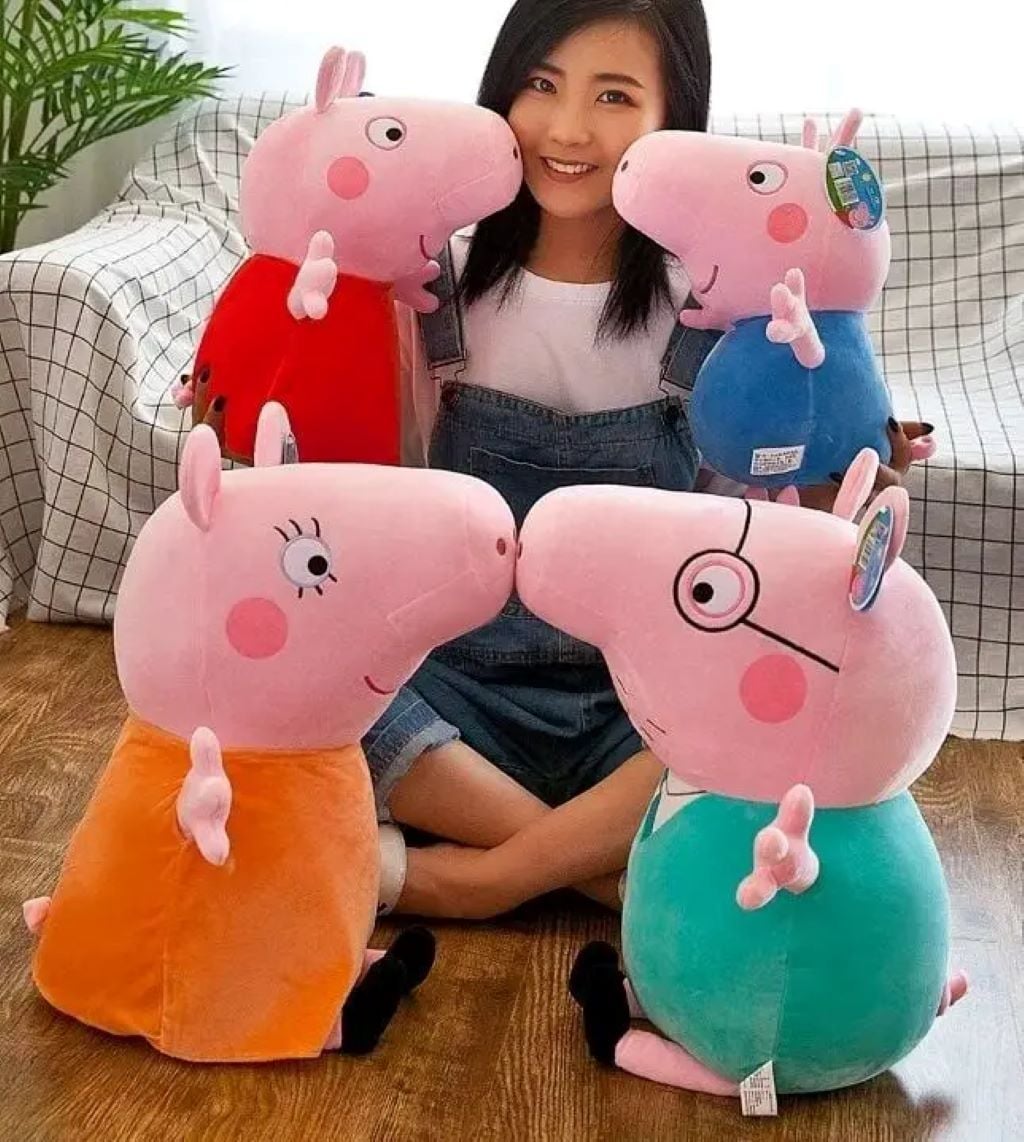 М'яка іграшка свинка Пеппа 60 см мікс видів і кольорів M18154 Китай
