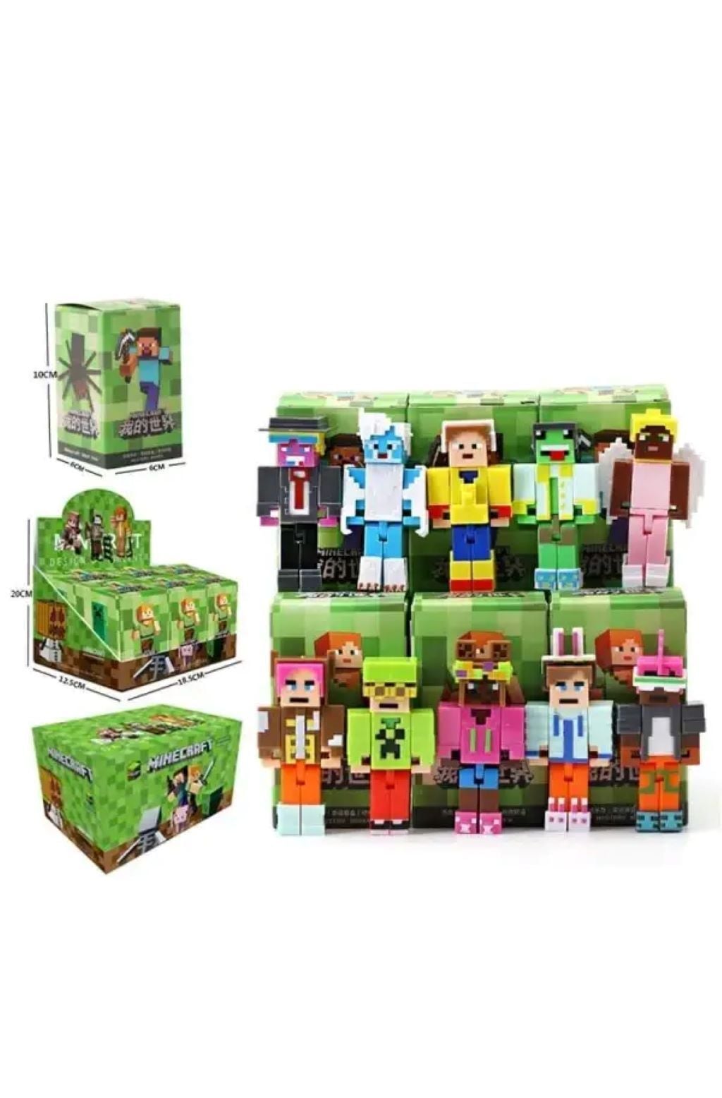 Мультгерої типу Minecraft фігурка 10см аксесуари в коробці LZDH119 Китай