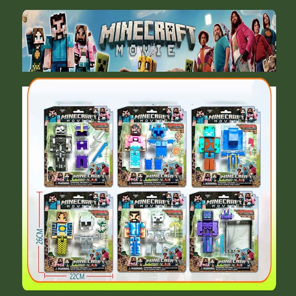 Мультгерої типу Minecraft фігурка 13см аксесуари в коробці 97840 Китай