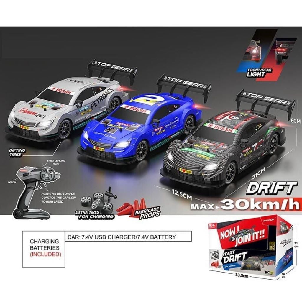 Машина дрифт на р/к акум 7,4V макс швидкість 30км/год у коробці 32*20*17см DC199A TK union group