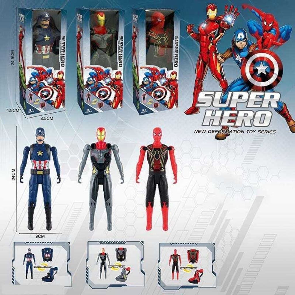 Герої Super Hero 23см у коробці 24*9*5см 118A Китай