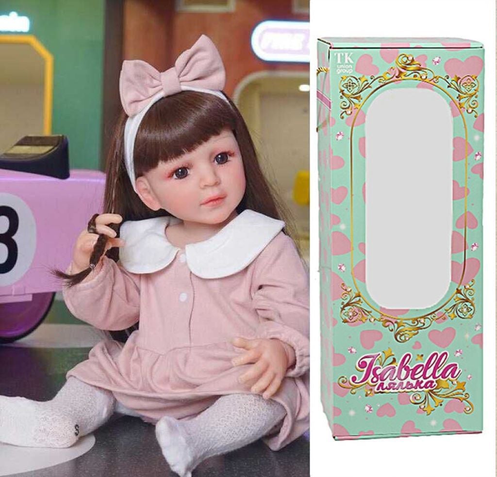 Лялька Isabella гумова 50см в коробці 57*20.5*14cм QM123 TK Group