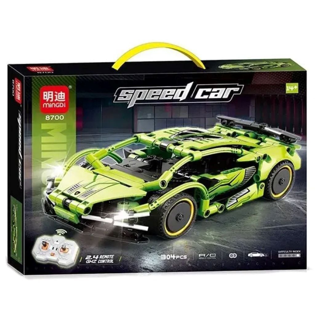 Конструктор типу лего Speed Car 304дет машина р/у на бат у коробці 48*34*7см 8700 Китай