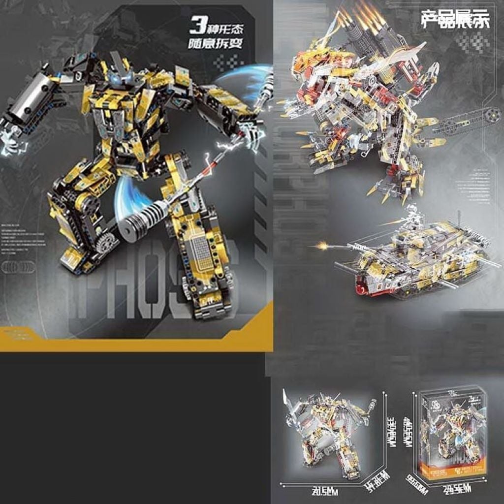 Конструктор типу лего Трансформер 818дет  у коробці 40*29*9см 88032 Китай