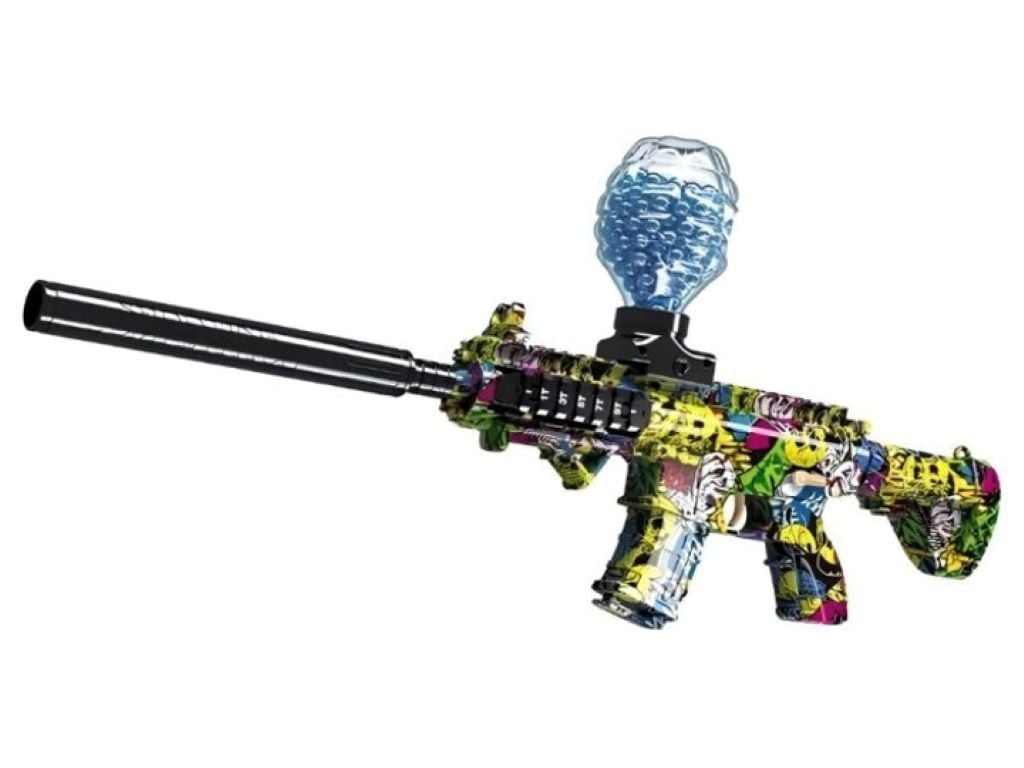 Автомат стріляє орбізами акум 3.7V автоматичний і механічний принцип роботи коробці 35*16*5см WH08-2 Китай