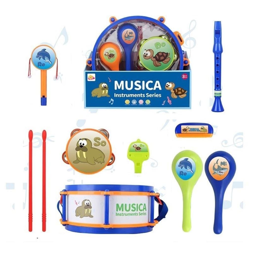 Музичні інструменти набір 7 шт в коробці 29*15,5*12см 717A Китай