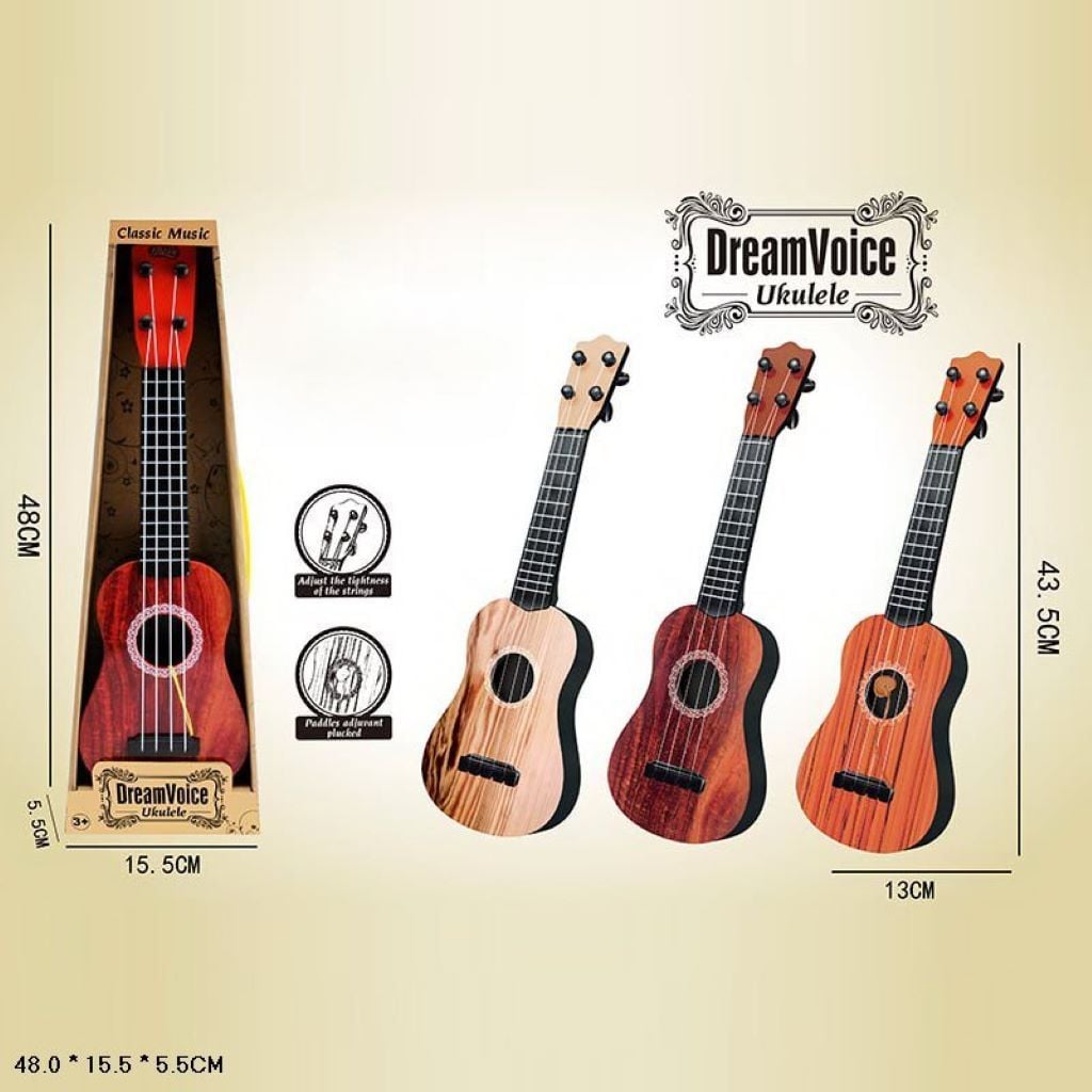 Гітара Акустична 43,5см 4 струни з медіатором у коробці S-B44 Китай