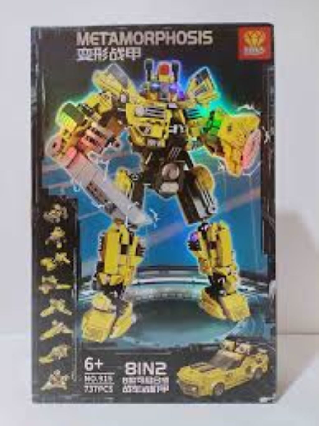Конструктор типу лего Metamorphosis 737дет трансформер робот-машина 8в2 в коробці 40*28*7см 915 Китай