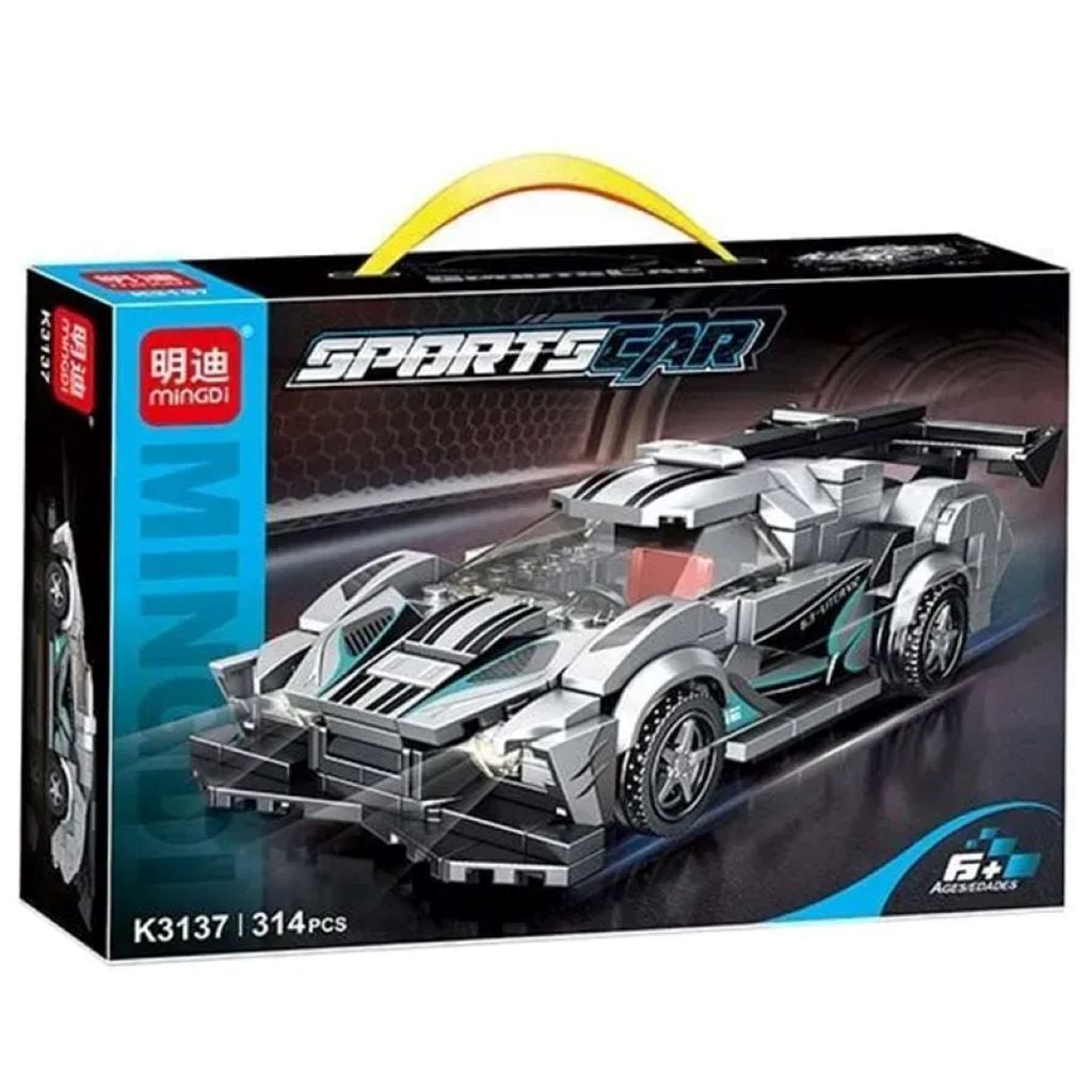 Конструктор типу лего Sport Car 314дет машина в коробці 36*25*7,5см K3137 Китай