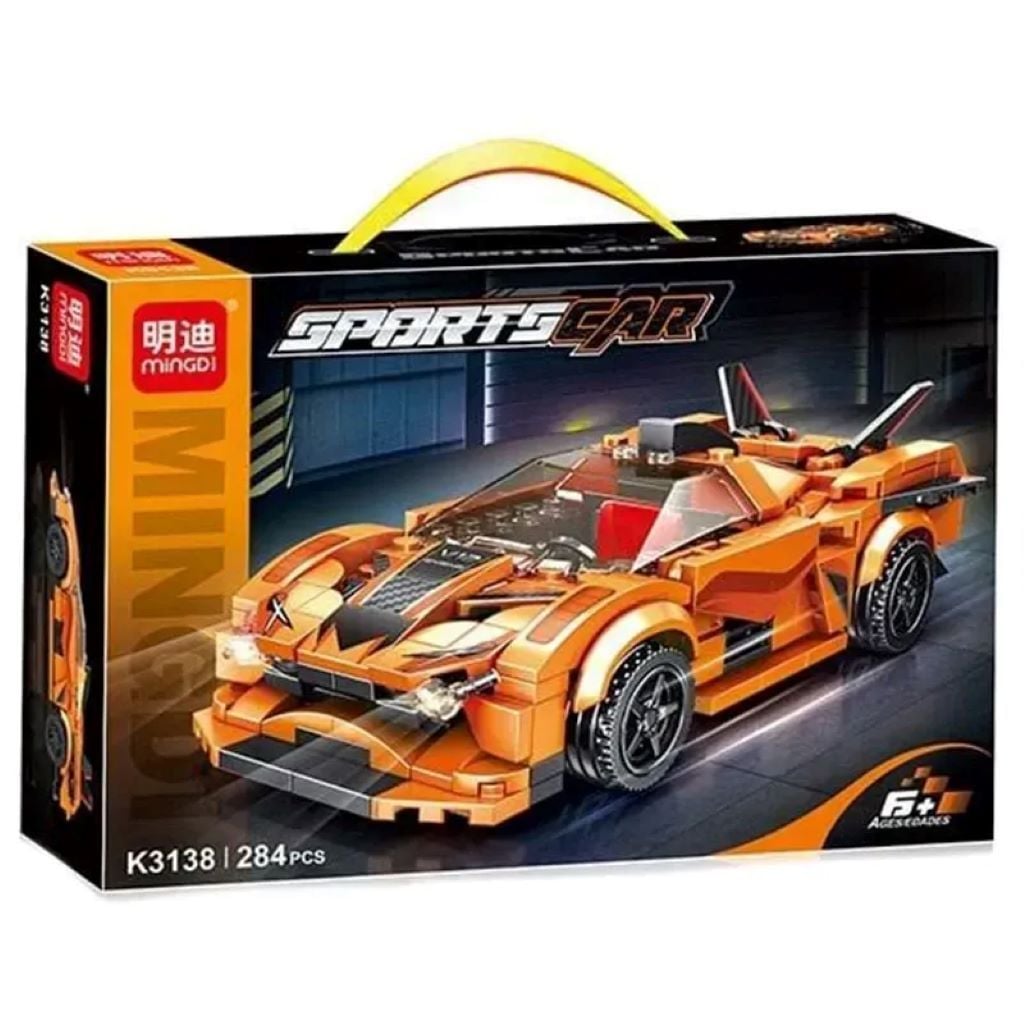 Конструктор типу лего Sport Car 284дет машина в коробці 36*25*7,5см K3138 Китай