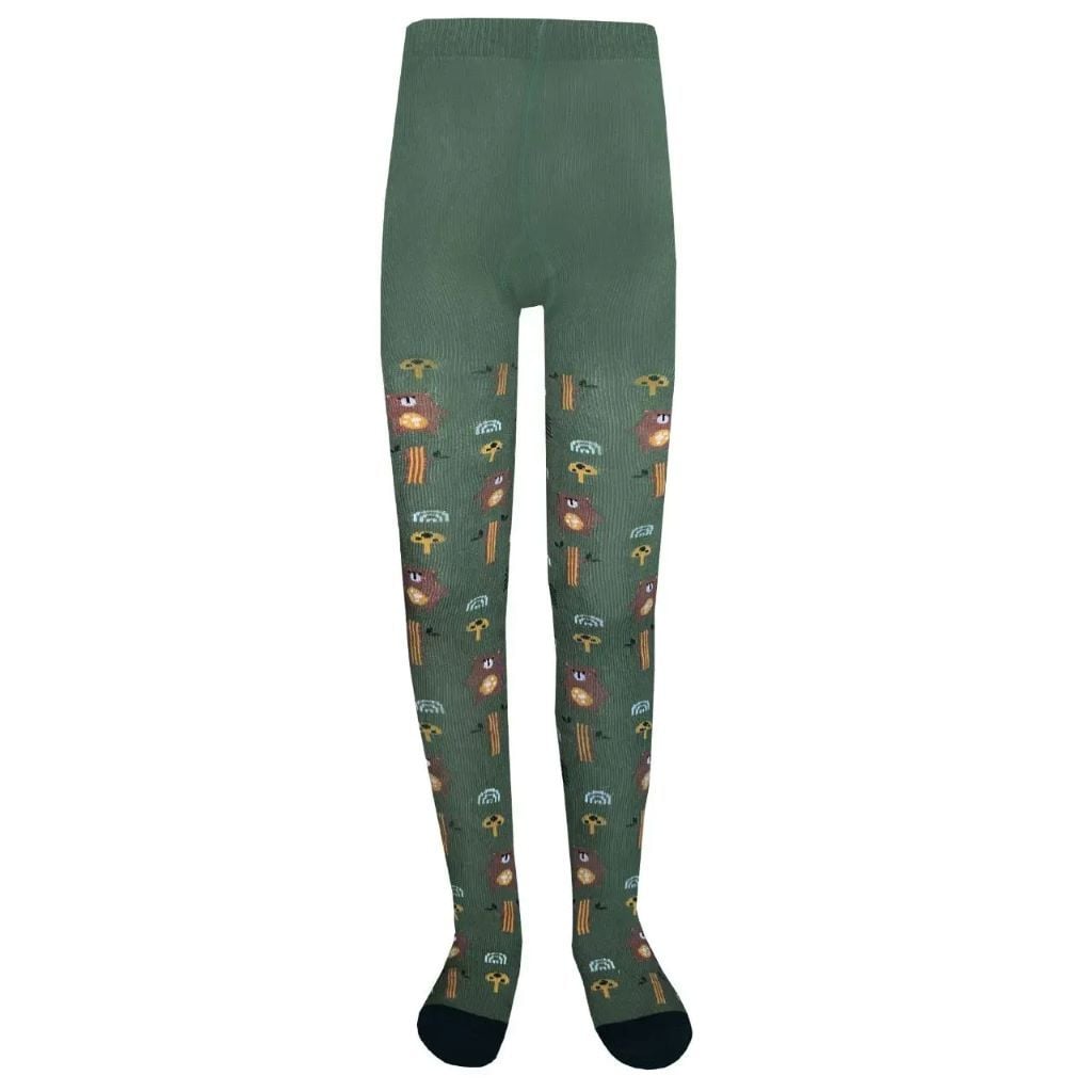 Колготи демисезонні з малюнком зелені 8260 Легка хода 86-98р