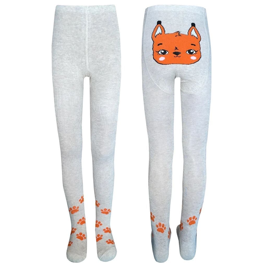 Колготи демісезонні з малюнком бежевий меланж 8257 Легка хода 80-86р