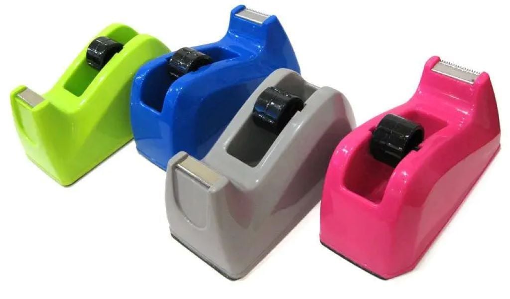 Диспенсер настільний для скотча 18мм мікс кол T20031-S Китай