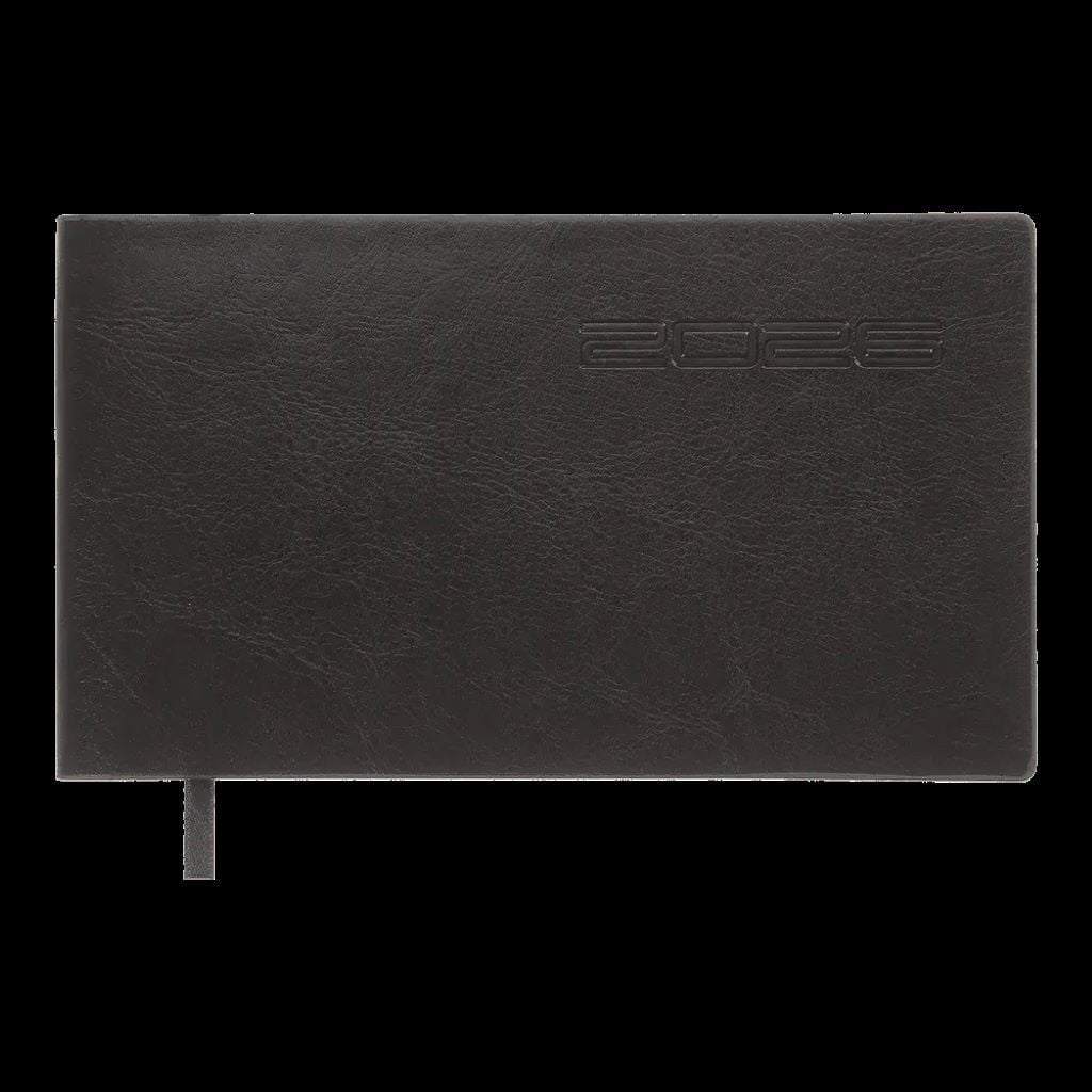 Щотижневик датований 2026р IDEAL 85*153 кишеньковий штучна шкіра 128 сторінок 2905-01 Buromax