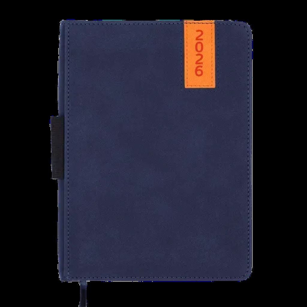 Щотижневик A5 датований 2026р VERONA штучна шкіра 336 сторінок синій 2115-02 Buromax