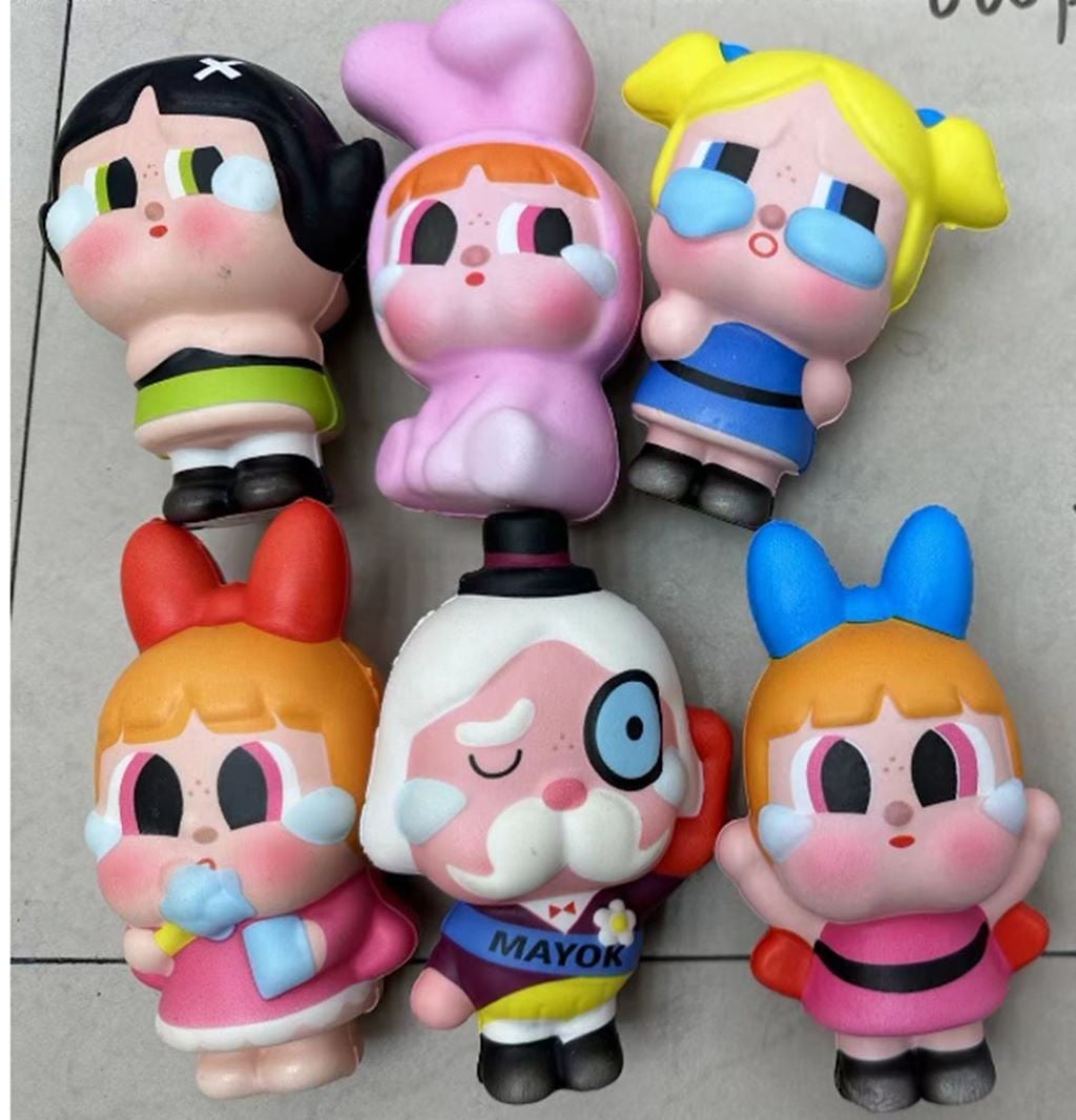 Антистрес сквіш паралон Край Бебіс в сітці мікс видів CB15401 Китай