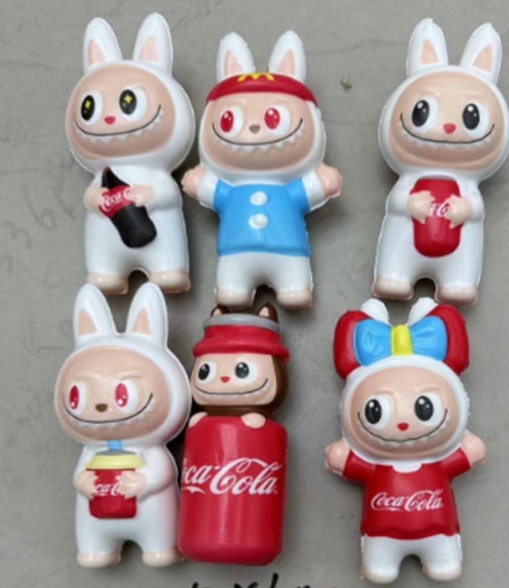 Антистрес сквіш паралон Лабуба в сітці мікс видів і кольорів LB15402 Китай