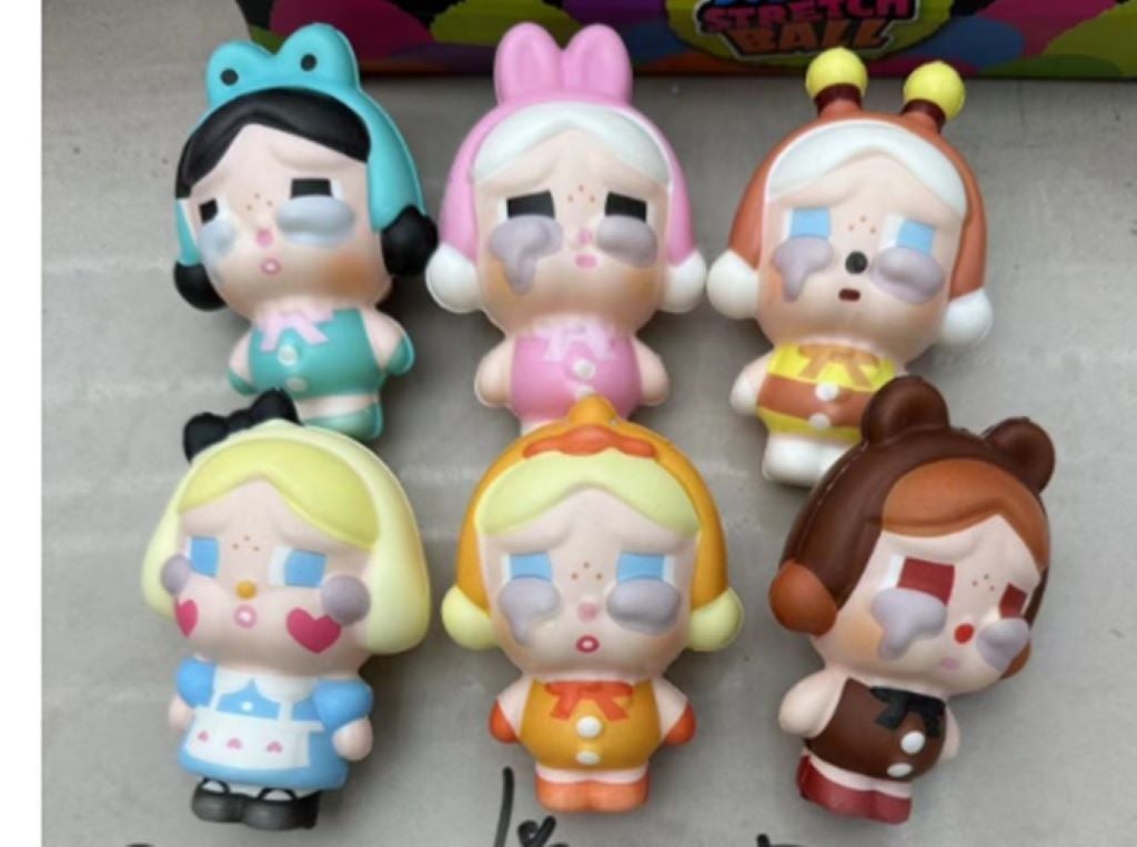 Антистрес сквіш паралон Край Бебіс 9см в сітці мікс видів CB15402 Китай