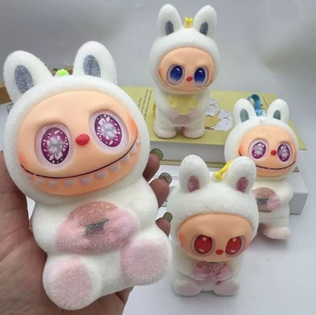 Антистрес сквіш паралон Лабуба 14см в сітці мікс видів і кольорів LB15405 Китай