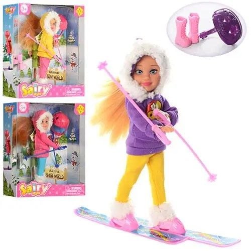 Лялька маленька Sairy stile лижниця у коробці 15*15*3см 8310 defa lucy