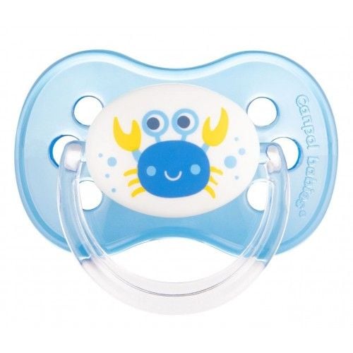 Пустушка силіконова кругла 6-18міс Nature  в блистері 9,5*15см 22/435 canpol