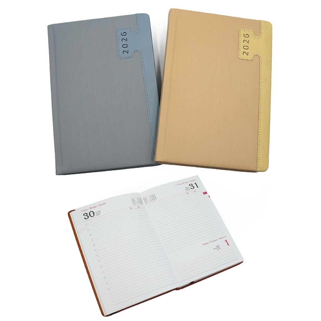 Щотижневик датований 2026р A5 Класичний 168 сторінок лінія мікс кольорів 105205DL Josefotten