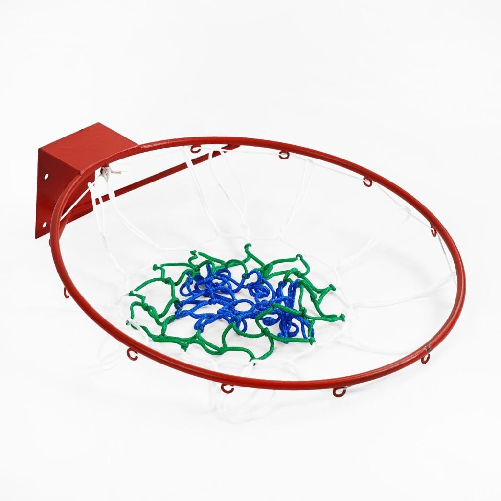 Кільце баскетбольне метал d45cм з сіткою 99224 Україна