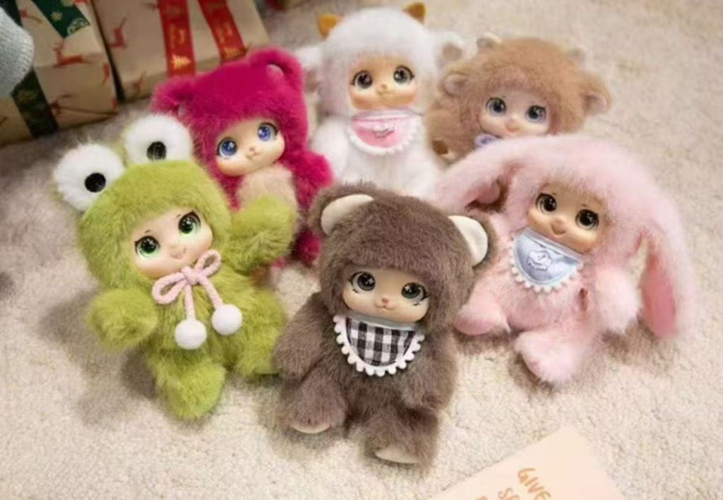 М'яка іграшка лялька тваринка16см брелок мікс кольорів C1611 Китай