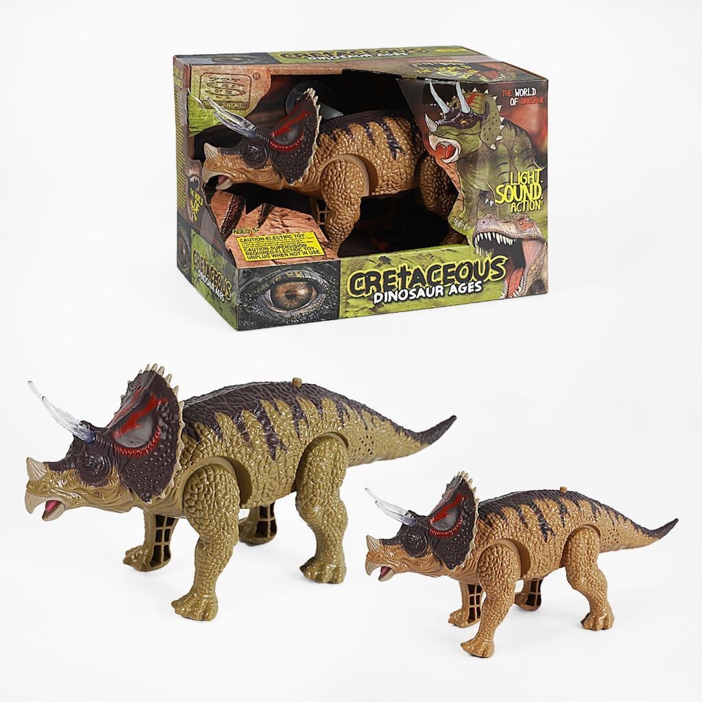 Динозавр на батарейках ходить рухаеться на батарейках в коробці 20*15*13см WS5316 Китай