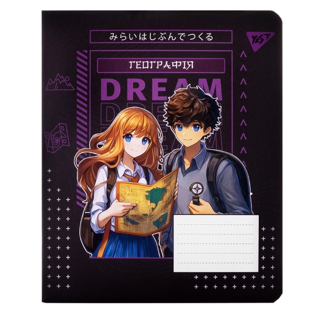 Зошит 48арк клітинка A5 Географія тверда обкладинка 767449 Yes