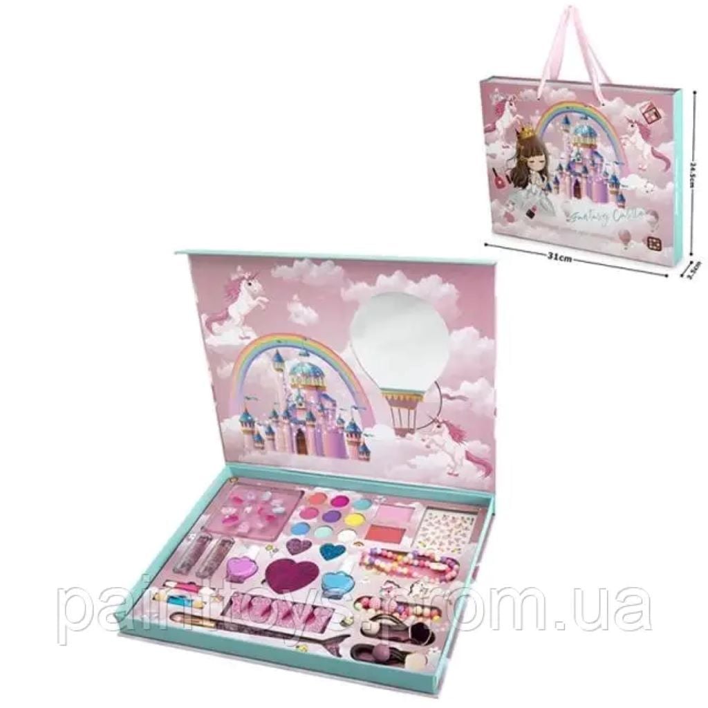 Косметика дитяча+аксесуари в коробці 30*24*2,5см IG2915 Китай