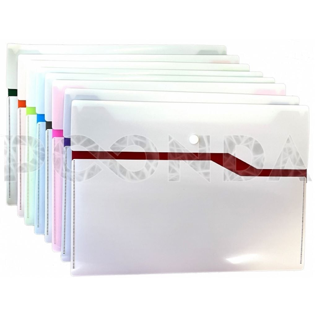 Папка A4 на два відділення на кнопці 35555 Optima