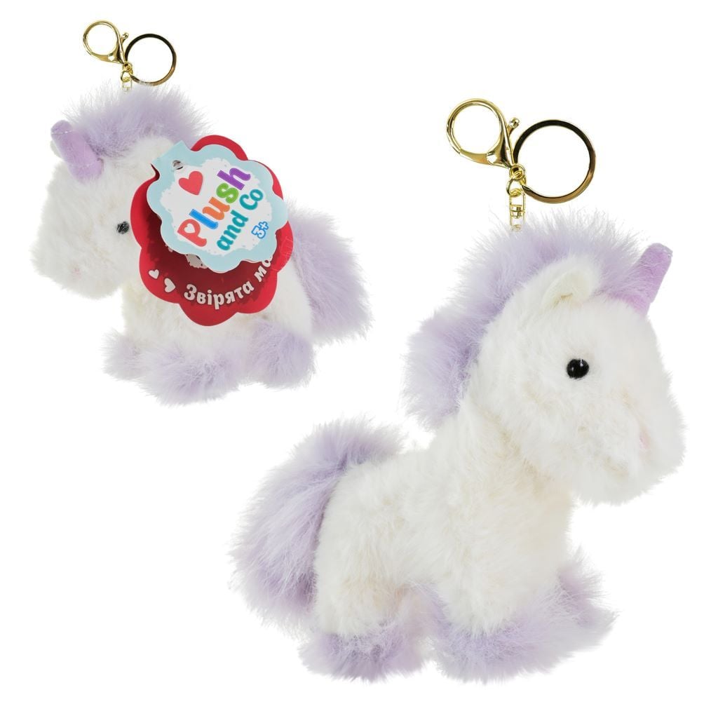 М'яка іграшка Єдиноріг18см бузковий PLC25023 Plush and Co