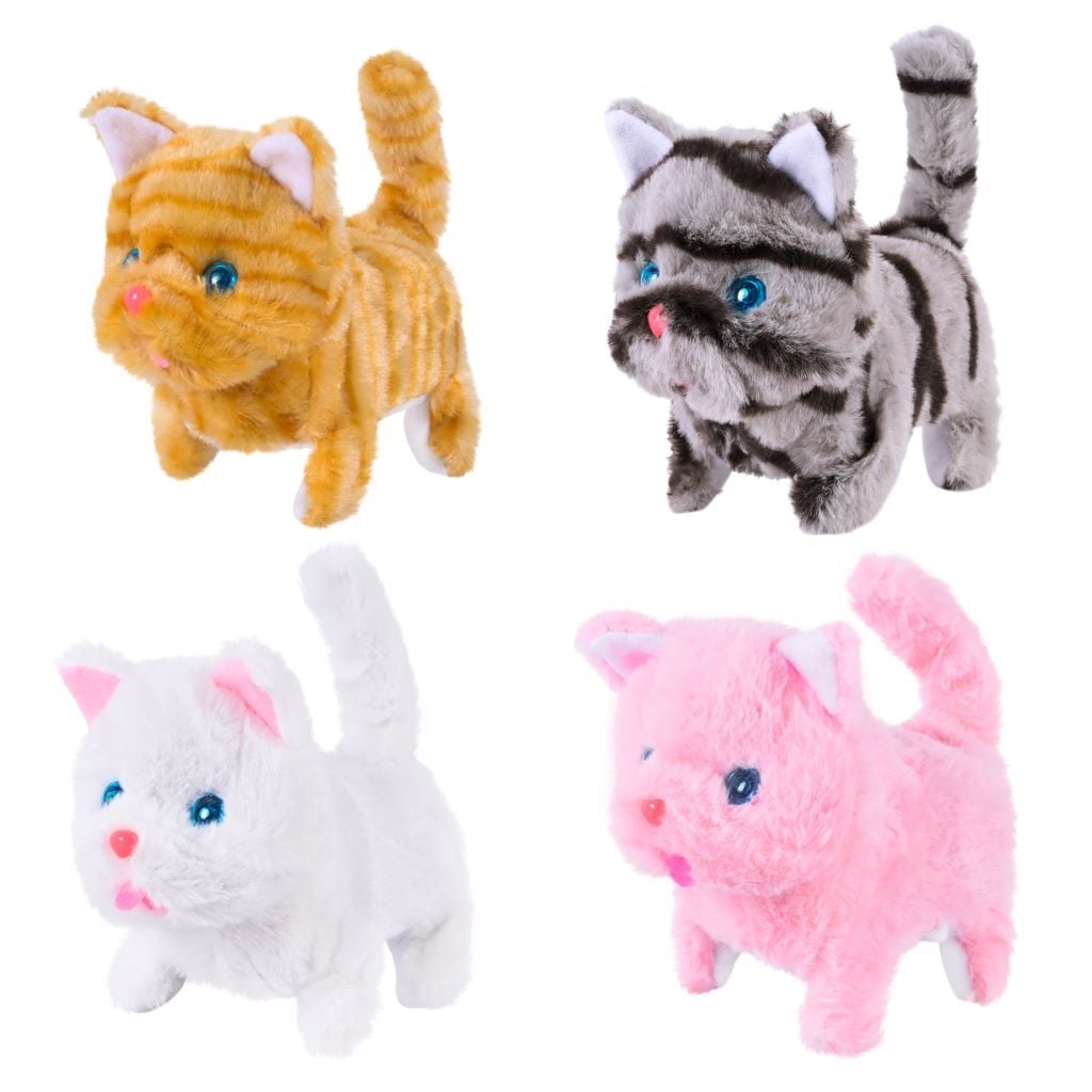 М'яка іграшка Кошеня/собака інтерактивне на бат 16см мікс кол C23910 Китай