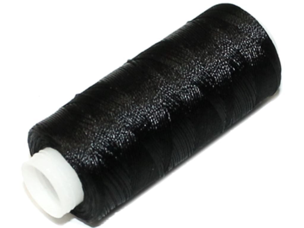 Нитка дл вишивання бісером 200м чорна 5A-44 Flying Horse