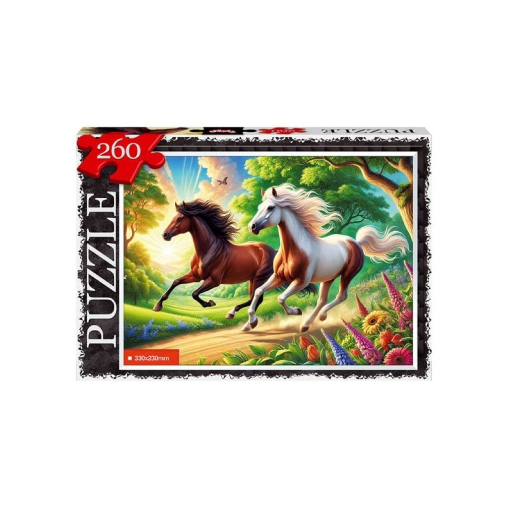 Пазли 260ел Скакуни 330*230мм у коробці 28*19,5*3см C260-14-04 Danko toys