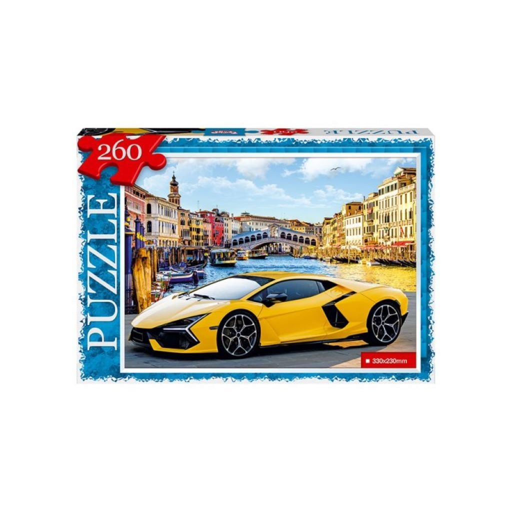 Пазли 260ел Машина 330*230мм у коробці 28*19,5*3см C260-14-16 Danko toys