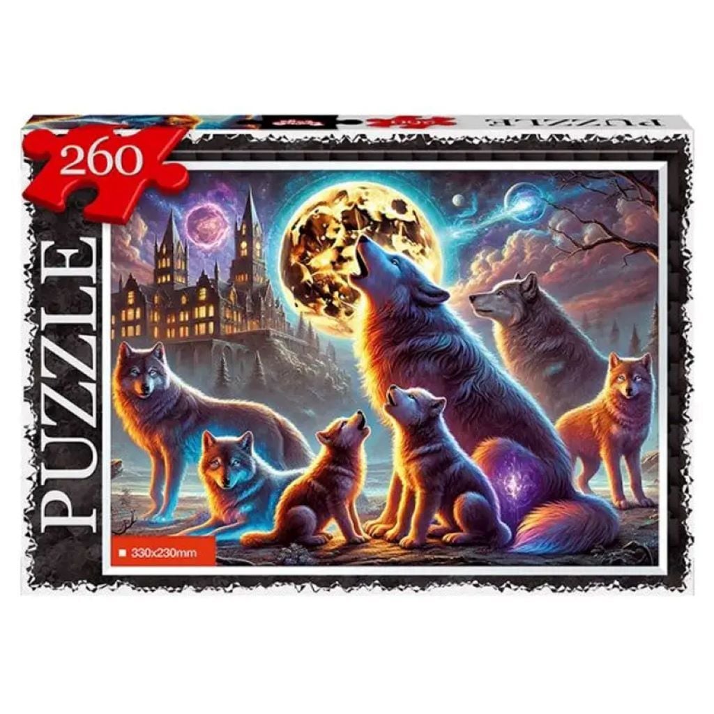 Пазли 260ел Зграя вовків 330*230мм у коробці 28*19,5*3см C260-14-10 Danko toys